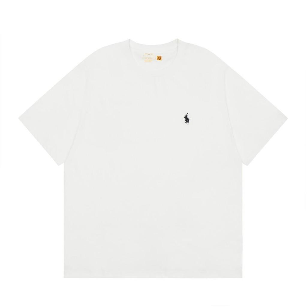 Ralph Lauren 2025 Unisex Casual T-shirt - Little Pony Logo, Round Neck, Short Sleeve.
