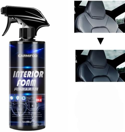 Car Interior Cleaner 500ml, Laker, Lace Sheet, Coating, Dash, Seat Cleaner, Car Interior Cleaner, Interior Cleaner, Cleaner, Removes Stains and S