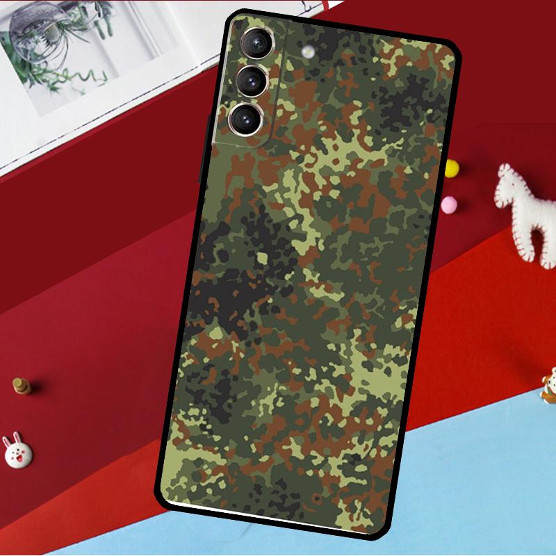 Army Camo Camouflage Funda For Samsung Galaxy S26 S25 S23 S22 S20 S24 Ultra S9 S10 Plus S21 FE S25 FE Phone Case