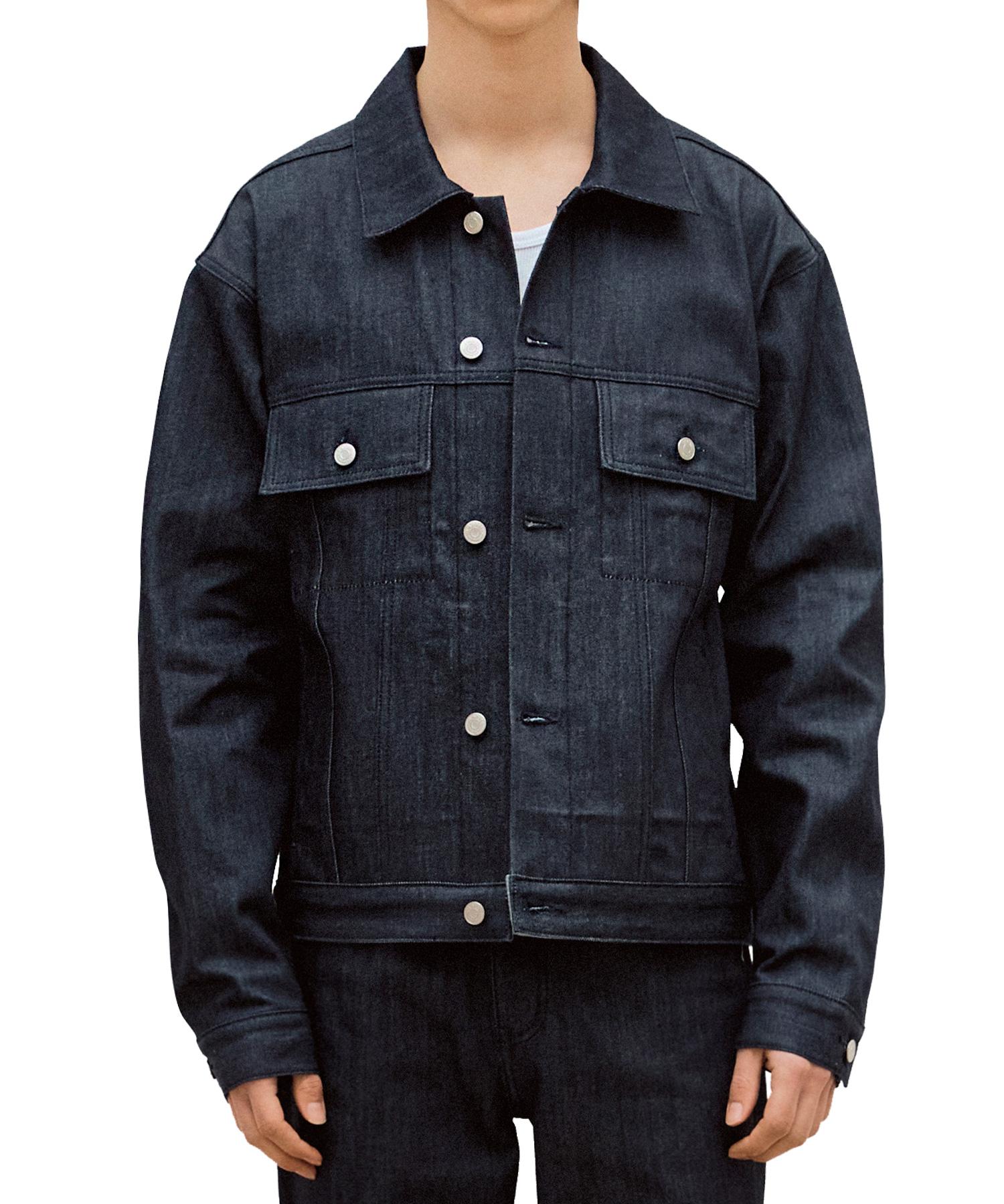 Lab101 Semi-Overfit Raw Indigo Denim Trucker