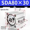 SDA Series Pneumatic Cylinders: Sizes 12 to 100mm, Stroke 35 to 90mm