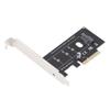 PCIe 3.0 X4 zu M.2 NGFF SSD Adapter High Speed PCI Express zu M.2 Erweiterungskarte für Computer
