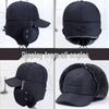 Men's Winter Lei Feng Hat: Warm Velvet, Windproof Ear Protection for Middle-aged and Elderly