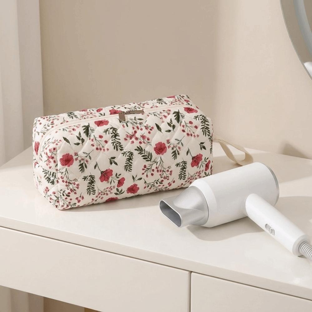 Soft Hair Dryer Storage Bag Large Capacity Dust-proof Hair Dryer Case Protective with Zipper Curler Storage Bag Women