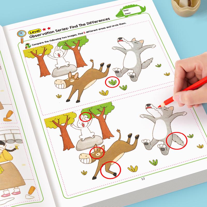 1 Set Find Something Games Visual Discovery Challenge Finding Differences Fun Book Pictures And Illustrations