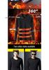 Men's Round Neck Long-Sleeve Velvet T-Shirt - Warm, Slim Fit Base Layer for Autumn/Winter