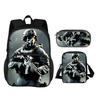Call of Duty Round Front Bag Backpack Pen Bag shoulder Bag 3Pcs Set Print New Trendy Student Best School Companion