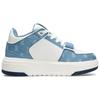 MLB Chunky Liner Mid Blue White Sneakers 3ASXCDN3N-43BLD