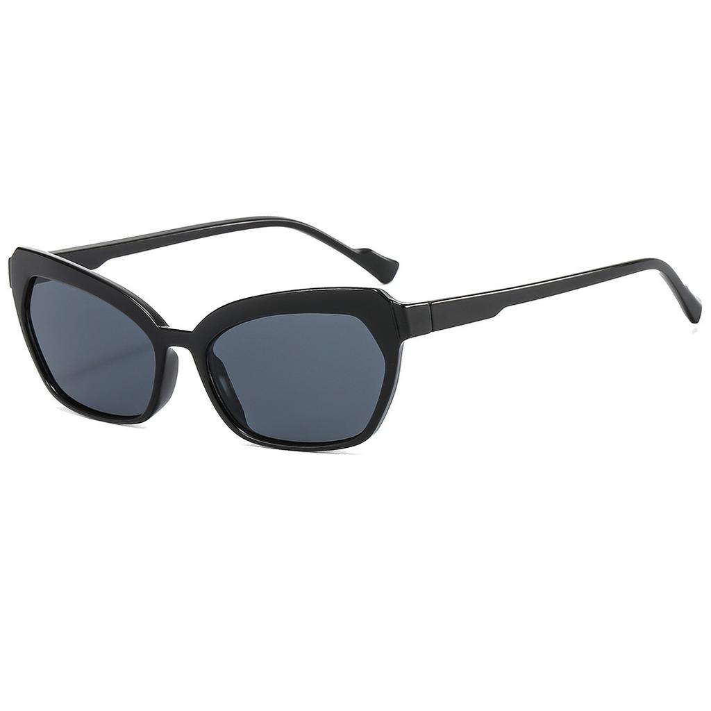 Uv400 Sunglasses Pc Frame Sunglasses Color-Block Sunglasses Trendy For Daily Wear Travel Driving чёрный
