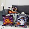 Tecknad Halloween Spöke Kudde Kuddfodral Örngott Vardagsrum Soffa Heminredning Anpassad