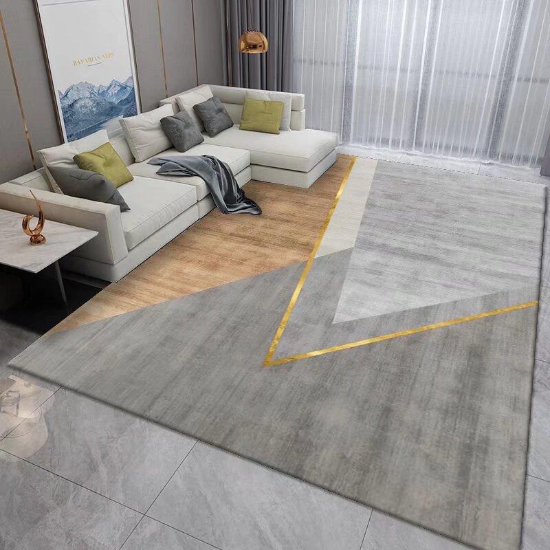 Modern Carpets for Living Room Non-slip kitchen floor carpet Geometric Bedroom Decoration Large Rug Coffee Tables Mat Washable