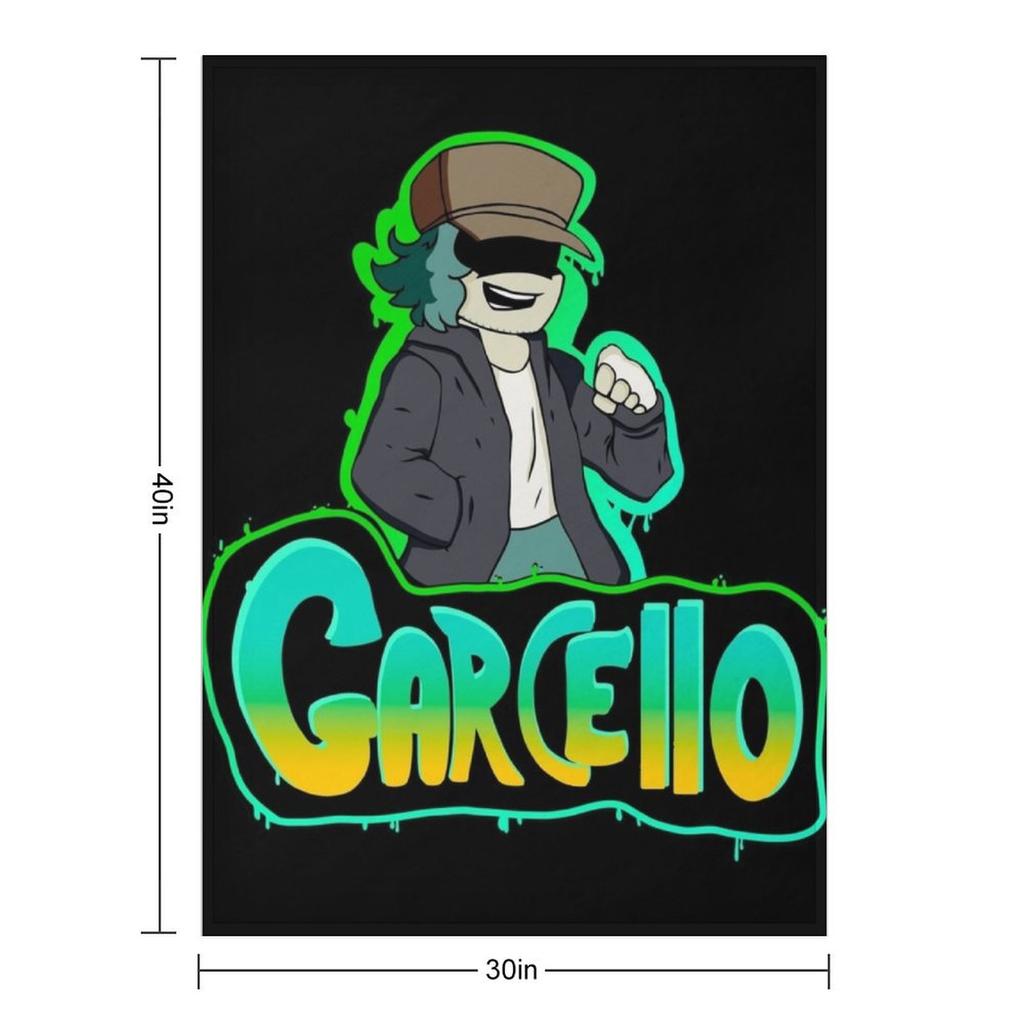 Garcello fnf mod character graffiti Throw Blanket Stuffeds manga Summer Beddings Sleeping Bag Blankets