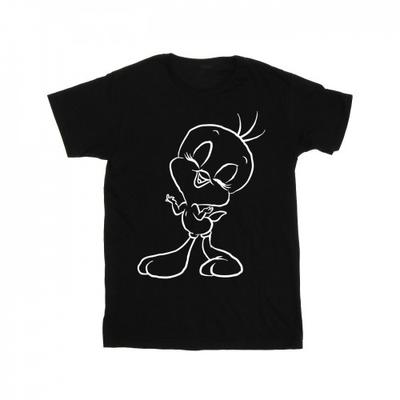 Mens Tweety Pie Outline T-Shirt