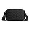 Colton 19 All Over Print Faux Leather Crossbody Bag Small Men Bags Black CET55-MWOY2
