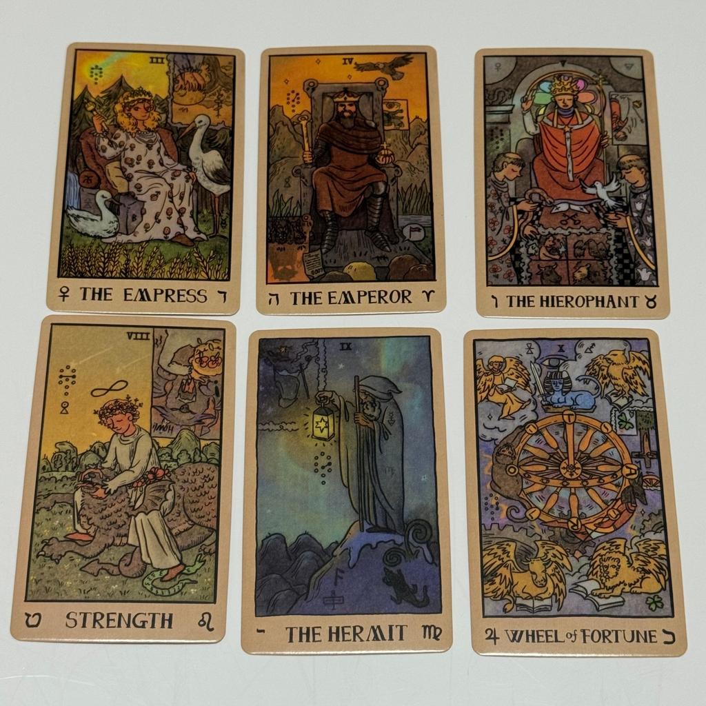 Akashic Eye Tarot Portable Edition Wait 78 Cards Divination Fate Daily Guidance Board Games