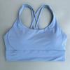 Women's Shockproof Multi-Strap Sports Bra with Chest Pad