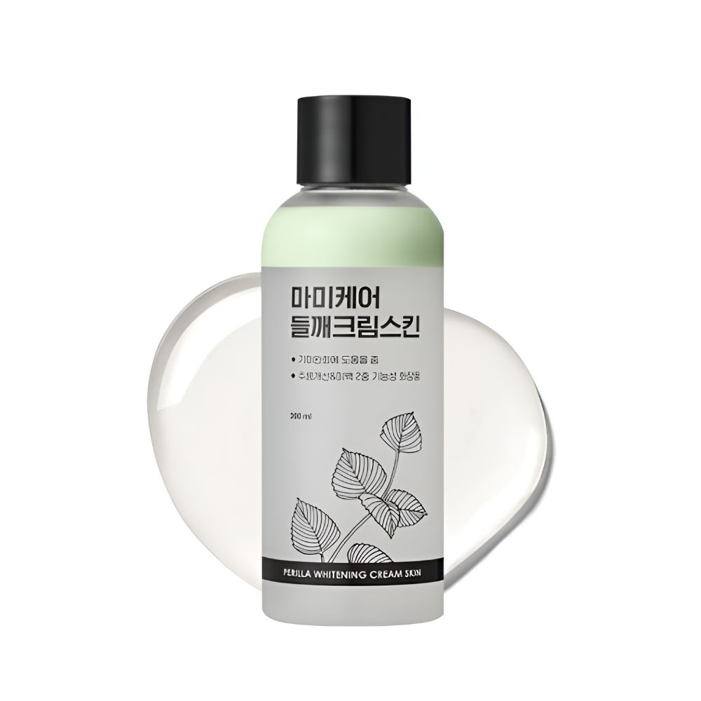 

Mami Care Perilla Whitening Cream Skin 200ml Brightening & Hydrating Milky Toner for Dark Spot Care