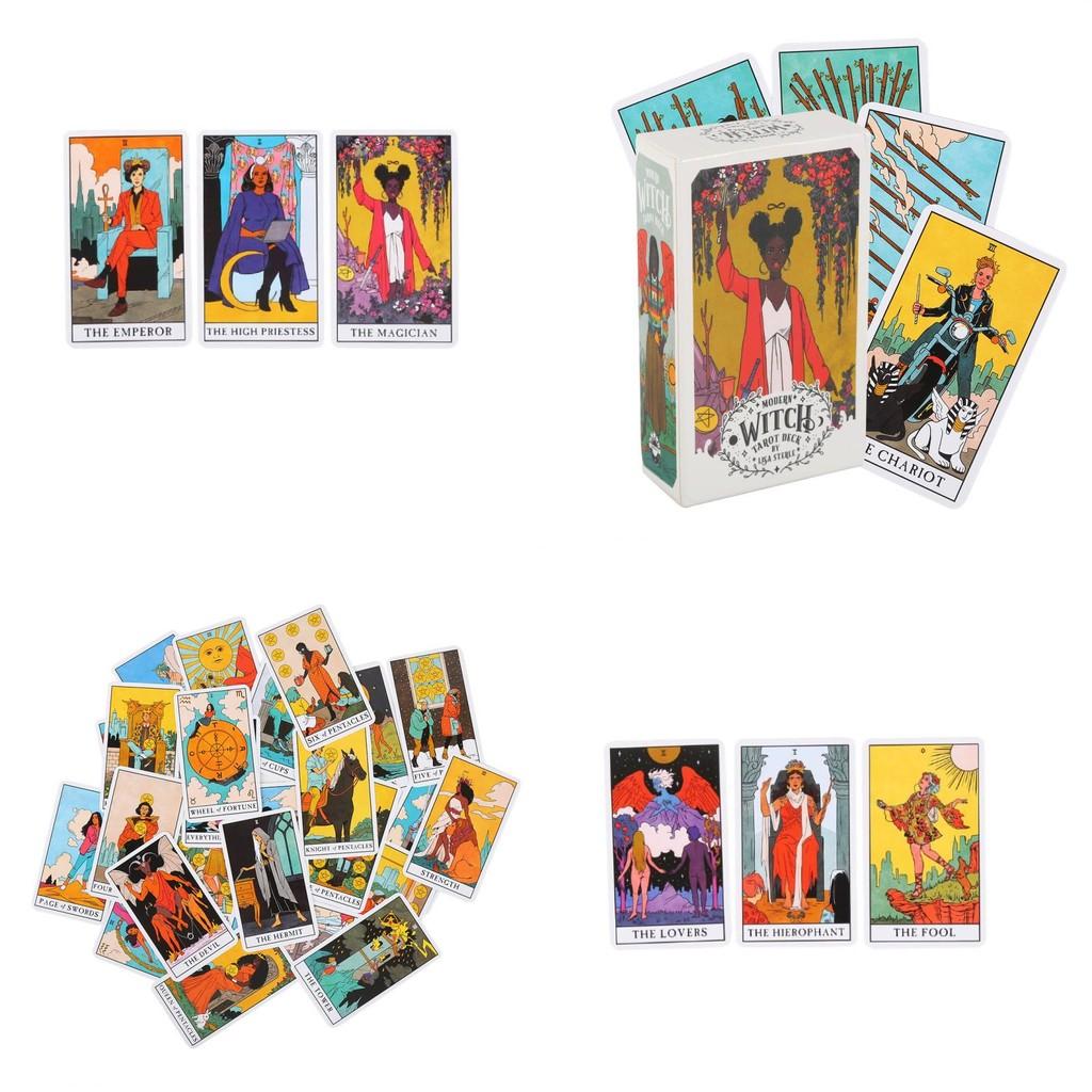 Lisa Sterle's Modern Witch Tarot Deck Stunning Copperplate Paper Cards For Divination And Reflection