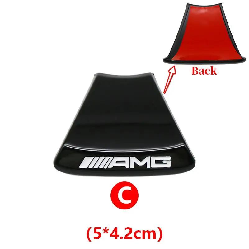 JCG1 3D Car Steering Wheel Emblem Sticker Interior Badge Accessorie For Mercedes Benz AMG W205 W168 W108 AMG W176 W204 W212 GLC
