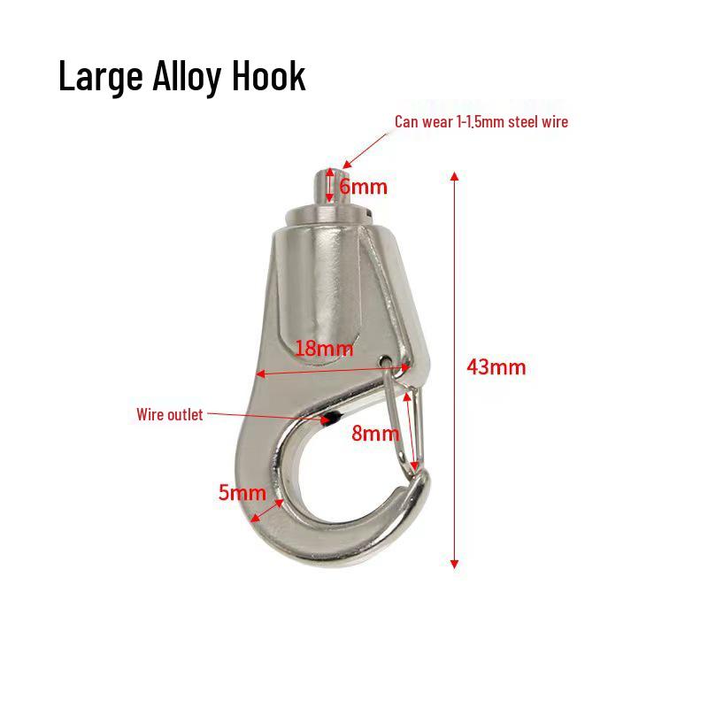 Steel Wire Rope Hanging Accessories: Glass Clip, Picture & Sign Hanging Hook, Lighting Fixture Mount