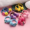 2 Stück Haaraccessoires Mädchen Elastique Cheveux Fille Gomas Elasticas Fellig Koreanisch Kinder Kleidung Hasenohren Scrunchie Stirnbänder