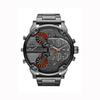 Herrenuhr personalisiert großes Zifferblatt trendige Uhr Edelstahl mit Quarzwerk