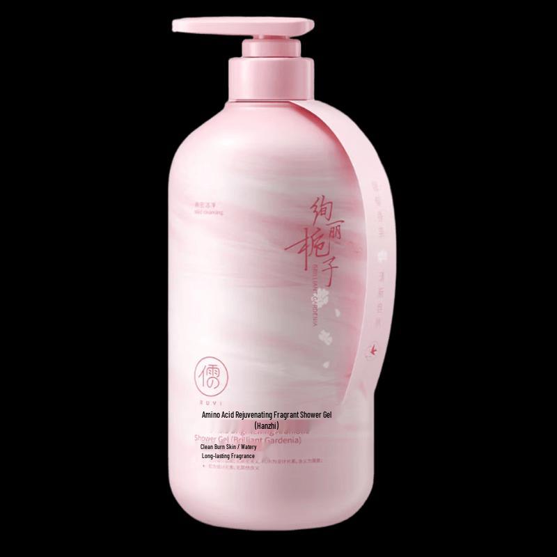 RUYI Amino Acid Scented Shower Gel with Gardenia - 800g