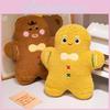 Adorable Soft Plush Cartoon Christmas Tree Gingerbread Man Apple Figurine Pillow Toy For Festive Home Decor