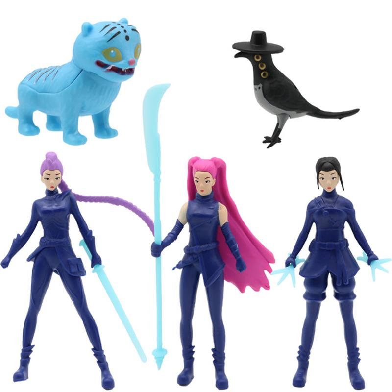 Anime Kpop Vânătorii de Demoni Figurină de Acțiune Jucării Derpys Tiger Ranimeumi Mira Zoey Sussy Figurine Păpușă Pentru Fani Cadou de Crăciun