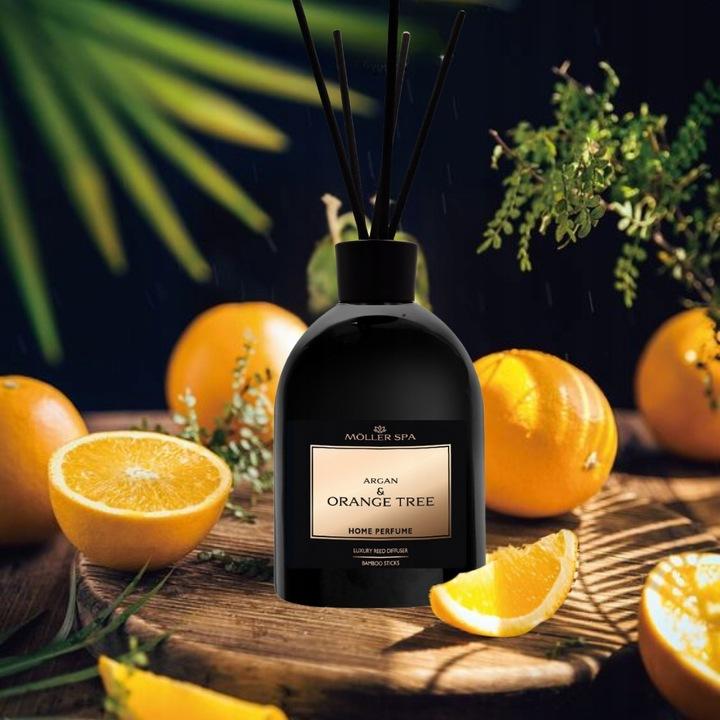 Argan And Orange Home Fragrance Diffuser 90 Days Freshener Sticks 250Ml