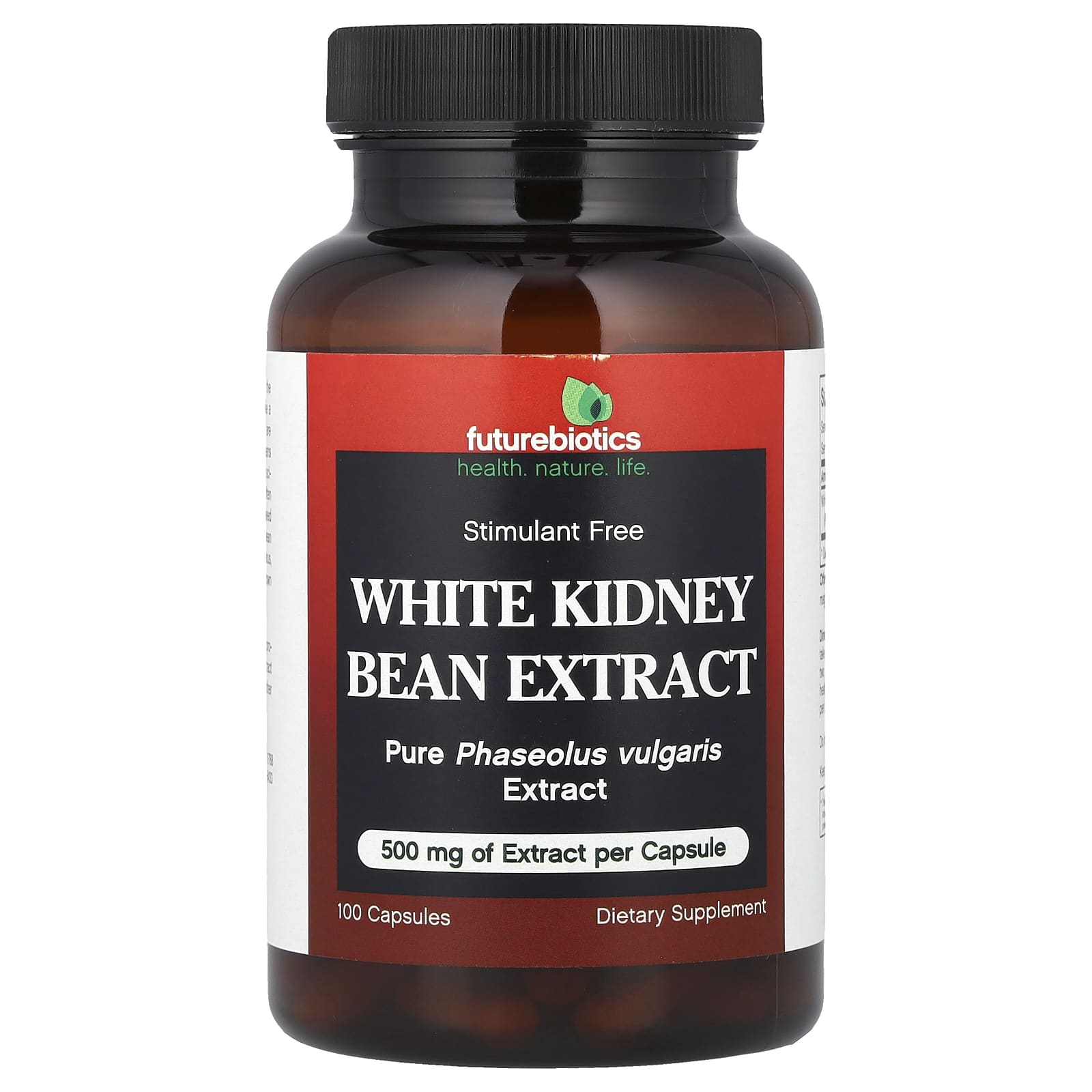 

White Kidney Bean Extract, 100 Capsules (500Mg per Capsule)