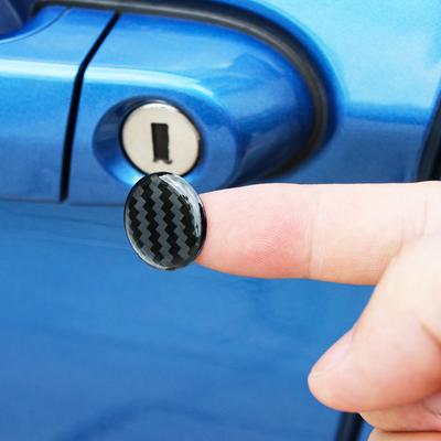 4pcs Car Lock Keyhole Stickers Decoration Protection Accessories for VW Volkswagen Polo Passat B5 Golf 4 5 6 Jetta Mk6 Tiguan Gol CrossFox Eos
