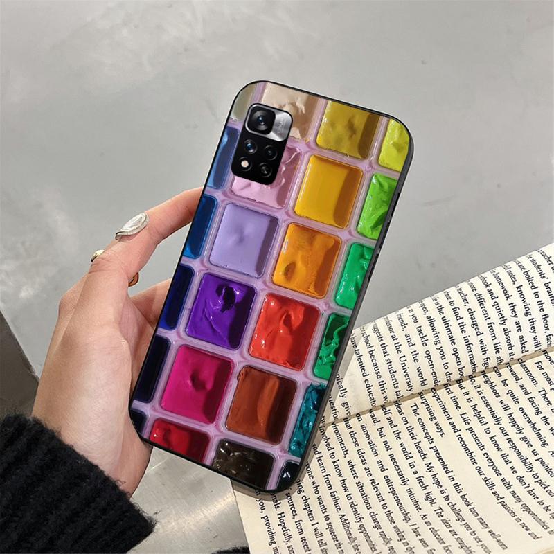 

Colors Paint Box Carcasa Funda Phone Case For Xiaomi Redmi note 14 ProPlus 14 13 12 11 10 Pro 14S 12S 11S Redmi 14C 13C Redmi Note 12 Pro 4G