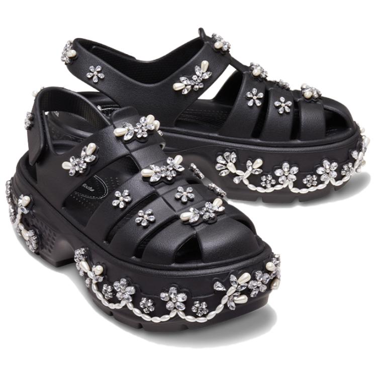 Crocs Stomp Fisherman Clog Simone Rocha Black 211428-001
