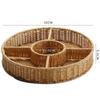 Imitation Rattan Storage Basket Fruit Basket Snack Tray Refreshment Tray Candy Box Dried Fruit Plate Fruit Plate Storage Box