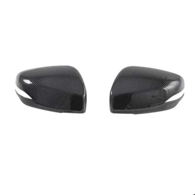 For Subaru Outback 2025-2025 Car Sticker Rearview Side Mirror Cover Wing Cap Exterior Door Rear View Case Trim Carbon Fiber Look