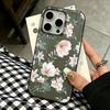 For Iphone 13 Pro Max Case Gentle Flowers Clear Cover For Iphone 15 Plus 16 14 17 Air 12 11 Back Cover Funda