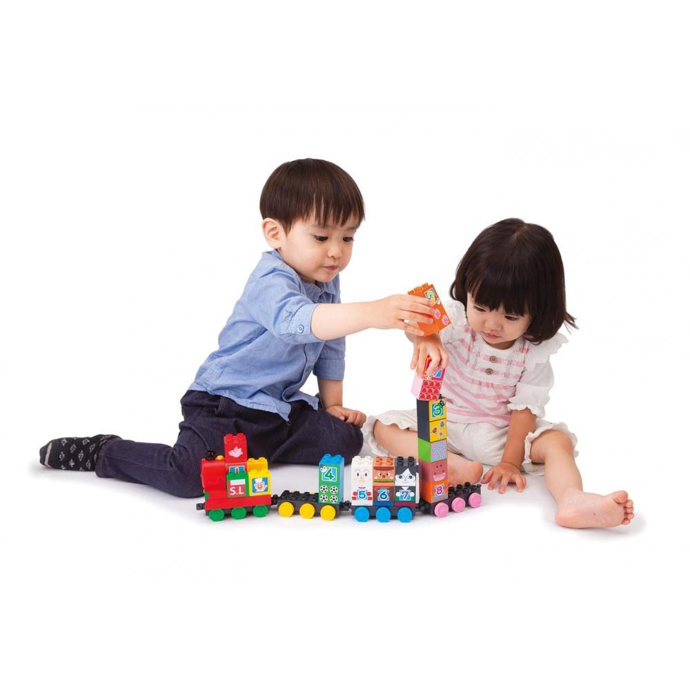 BlockLabo Block Lab Anpanman SL Man and 1 2 3 Suuji Block Set