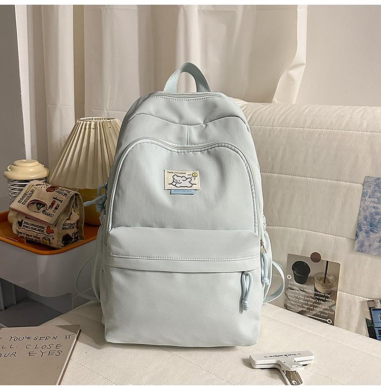 Cartable Design étudiant lycée cartable fille, cartable collège étudiant collège couleur unie étudiant collège simple polyvalent