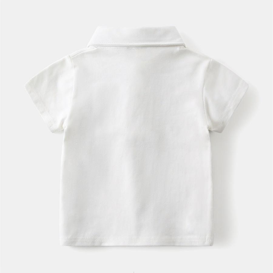 Boys' 2026 Summer Short-Sleeve Polo - Stylish Baby & Toddler Collared T-Shirt