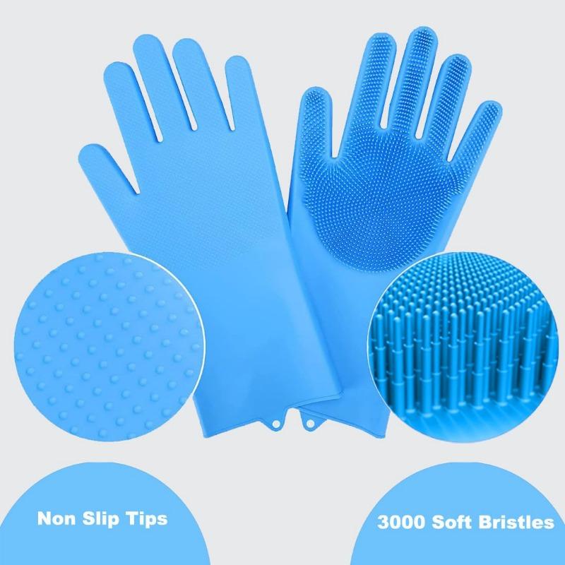 Heißer Verkauf Badezimmer Hund Katzen Badebürste Massagehandschuhe Weichgummikamm Haustierzubehör Für Katzen Dusche Reinigungswerkzeuge Lieferanten