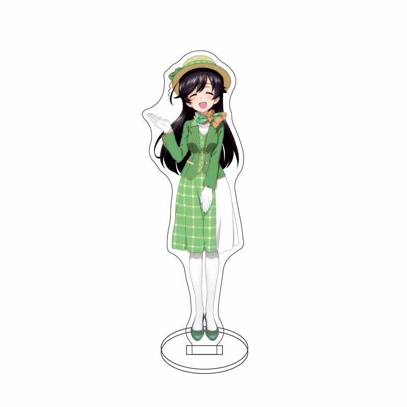 GIRLS und PANZER Nishizumi Miho Isuzu Hana Acrylic Stand Model Plate Keychain Desk Decoration Friends Gift Figure Display