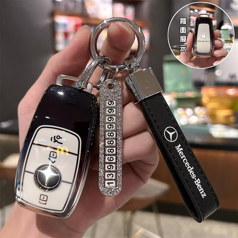 Fashion  Car Remote Key Case Cover Shell For Mercedes Benz A C E S G Class GLC CLE CLA GLB GLS W177 W205 W213 W222 X167 AMG A1