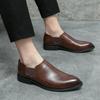 Fashion Business Shoes Fashion Man Loafers Retro Leather Formal Flats Casual Derby Shoes Men's Leisure Dress Oxfords Botas Para Hombre
