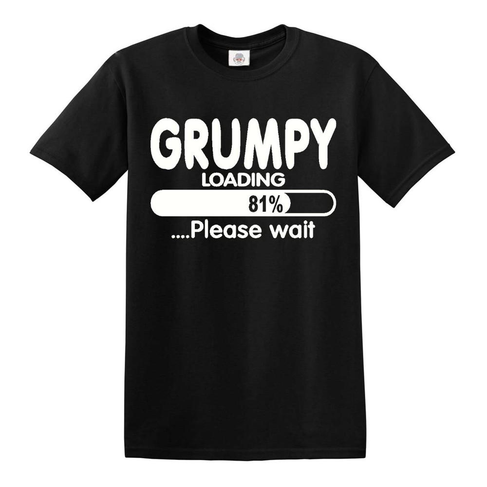 New grumpy loading tshirt funny novelty party joke dad gift top tee 2XL