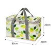 Large Capacity Thickened Insulated Picnic Tote Bag Waterproof Reusable for Outdoor Camping Beach Office School Travel