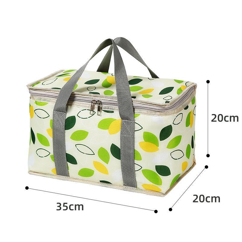 Large Capacity Thickened Insulated Picnic Tote Bag Waterproof Reusable for Outdoor Camping Beach Office School Travel