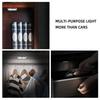Lumină LED compactă reîncărcabilă USB pentru mașină cu activare magnetică la atingere și iluminare multicoloră
