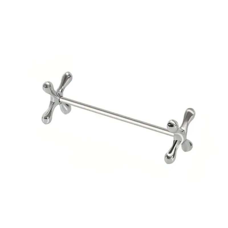 Chopstick Rest Chopstick Holder Stainless Steel Dual-Use Knife Fork Spoon Holder Metal Table Decoration Plum Blossom Tableware