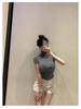 Korean Dongdaemun Sexy Spicy High Neck Slimming T-shirt